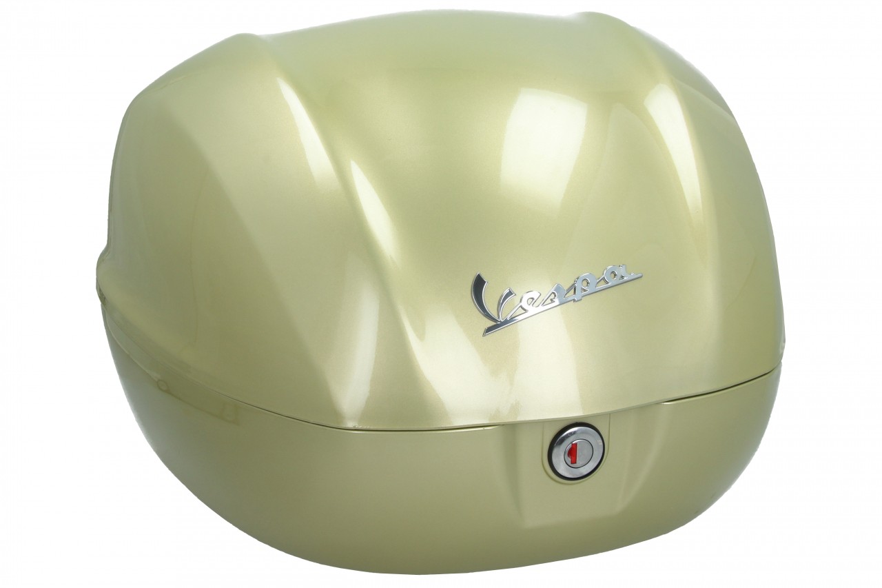 Original top case 32 l. for Vespa Primavera / GTS 75 years yellow