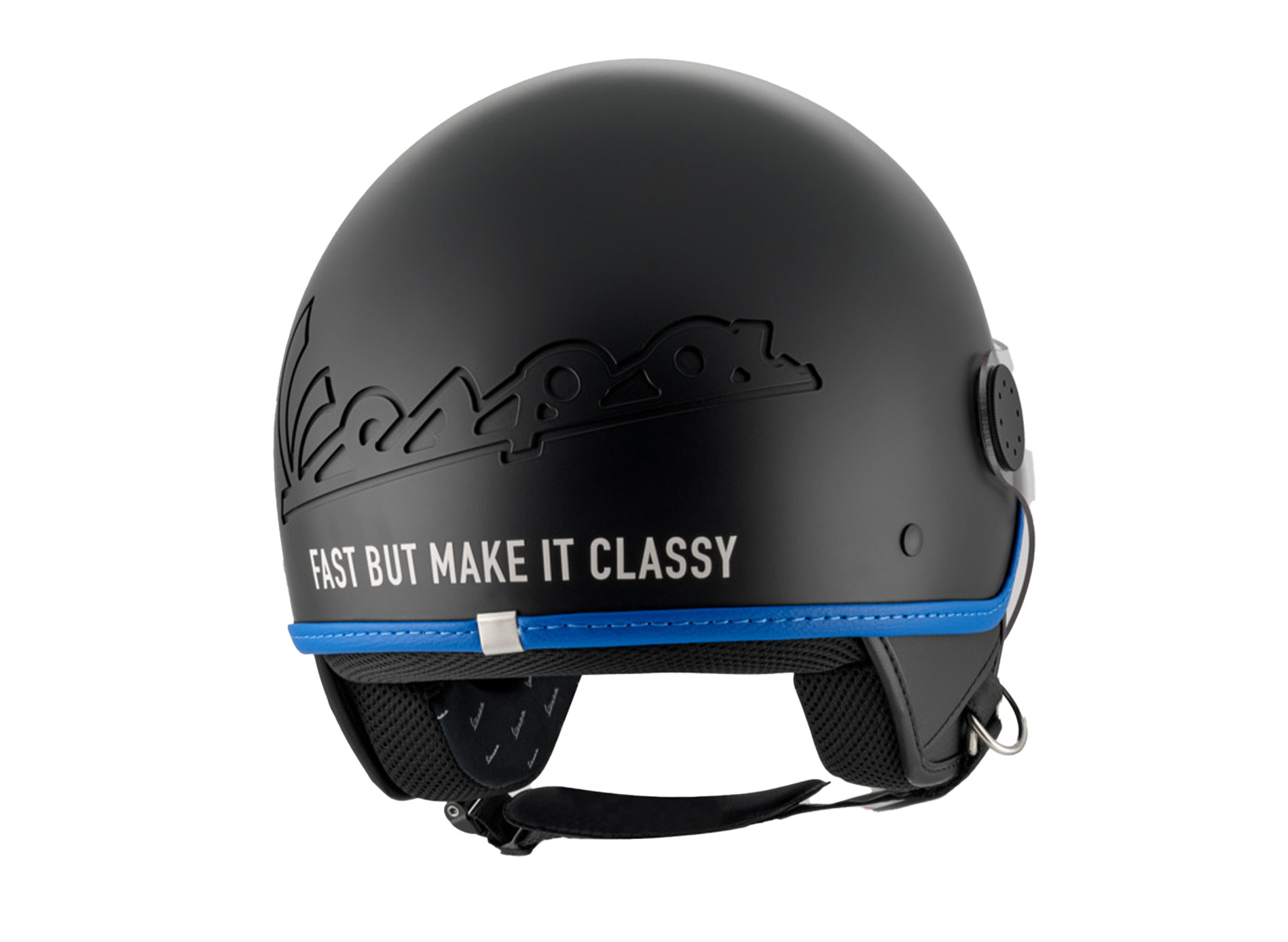 Vespa jet helmet Visor 4.0 DEC Blade black matt