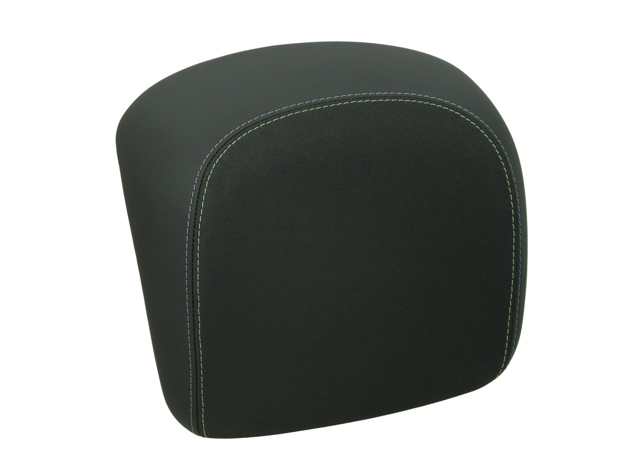 Original Backrest for Vespa GTS/GTV Top Case - Black, Green Stitching