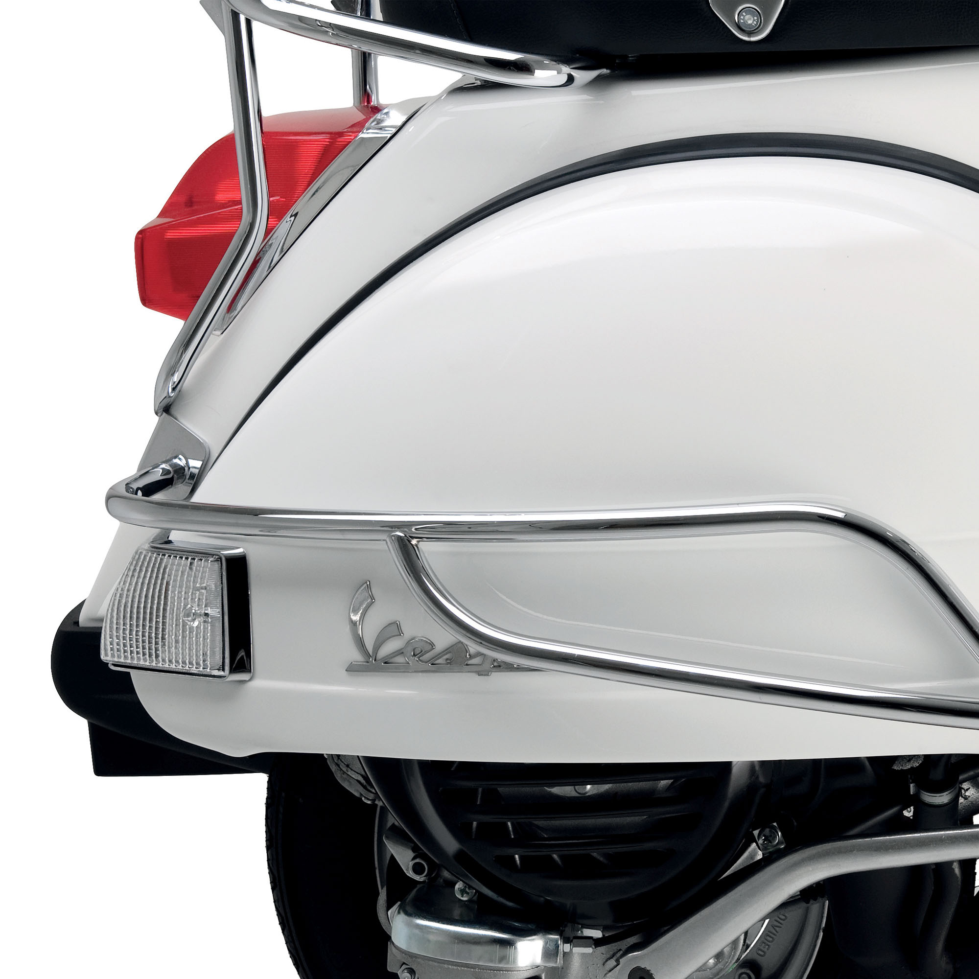 Original crash bar rear side chrome Vespa PX