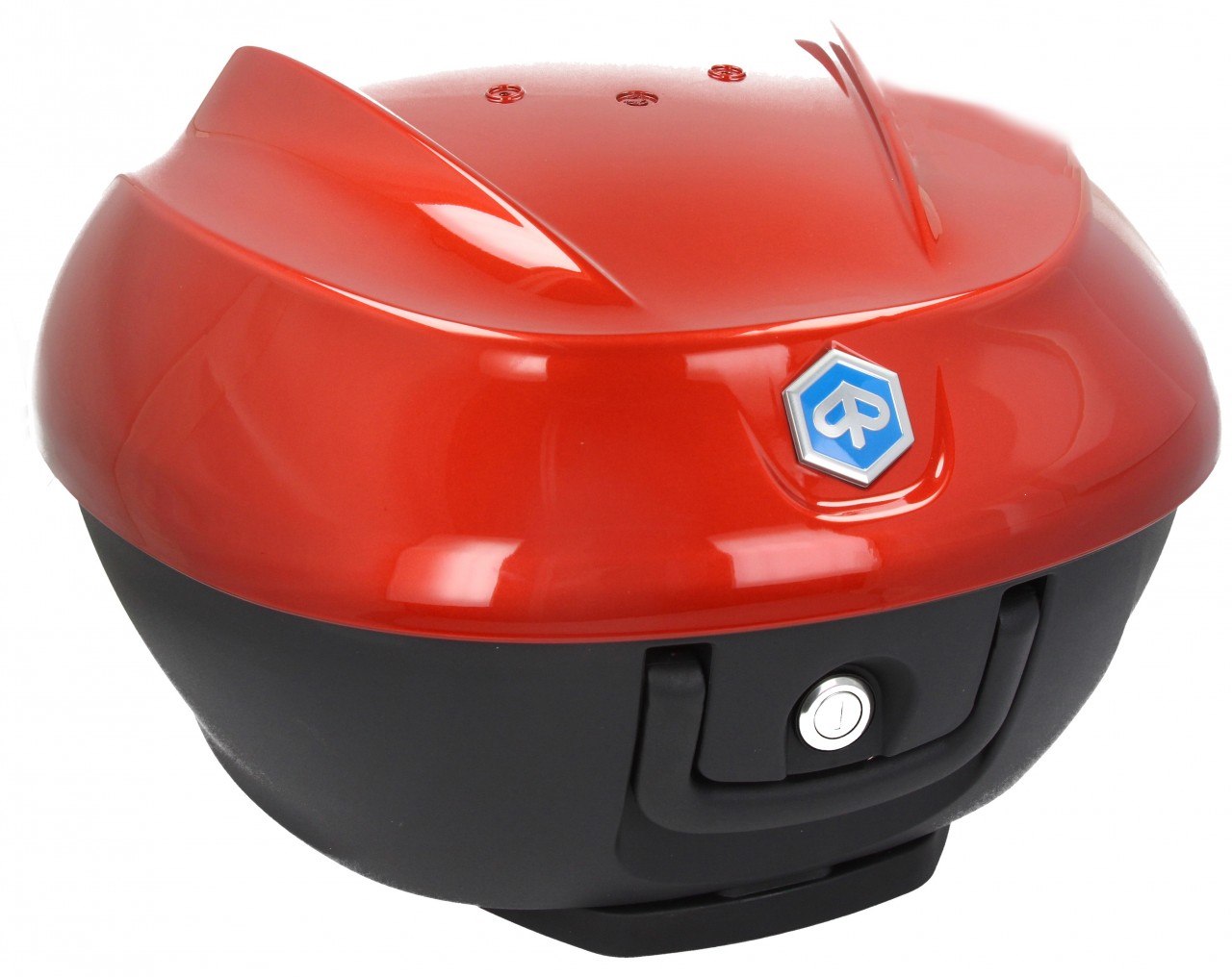 Top case kit 36L. orange metallic A12 Original Piaggio for Beverly HPE (incl. mounting plate)