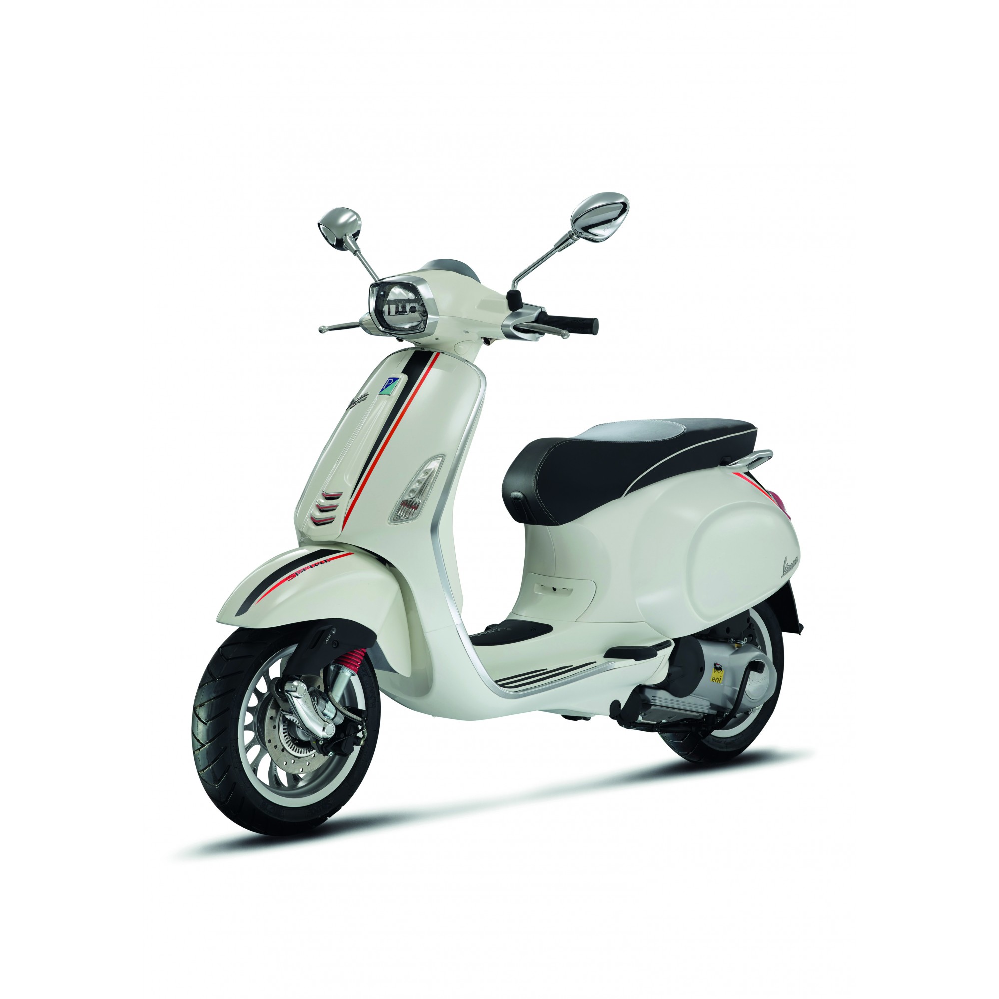 Original Vespa Sprint Decal Set Sport black / red