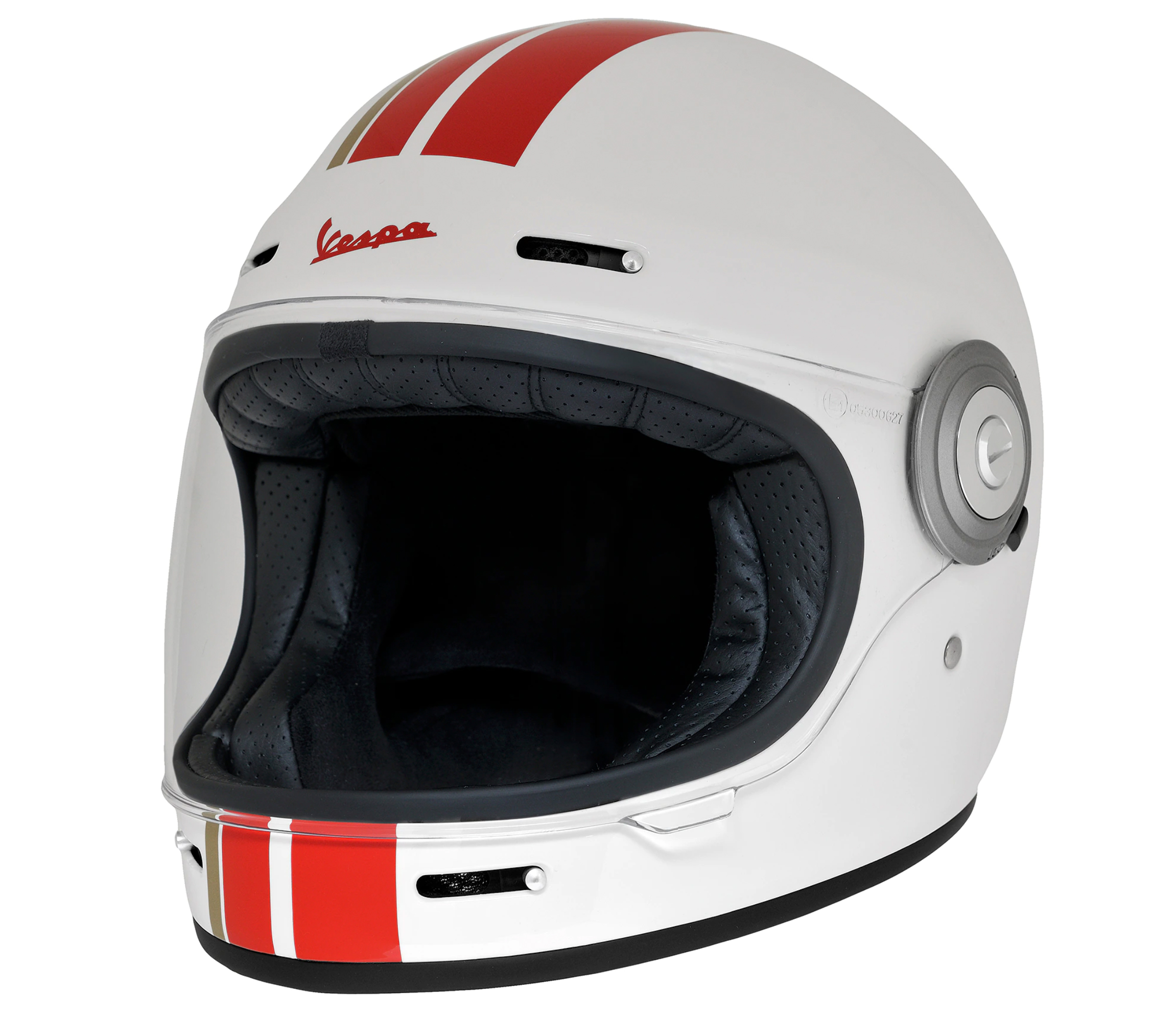 Vespa full face helmet Racing Sixties 60s red / white