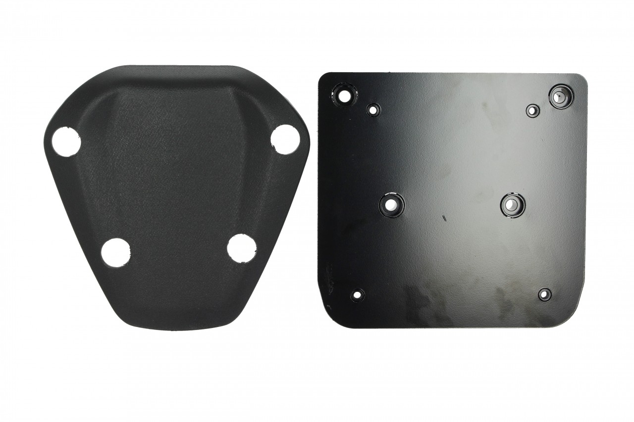 Top case kit 36L. orange metallic A12 Original Piaggio for Beverly HPE (incl. mounting plate)