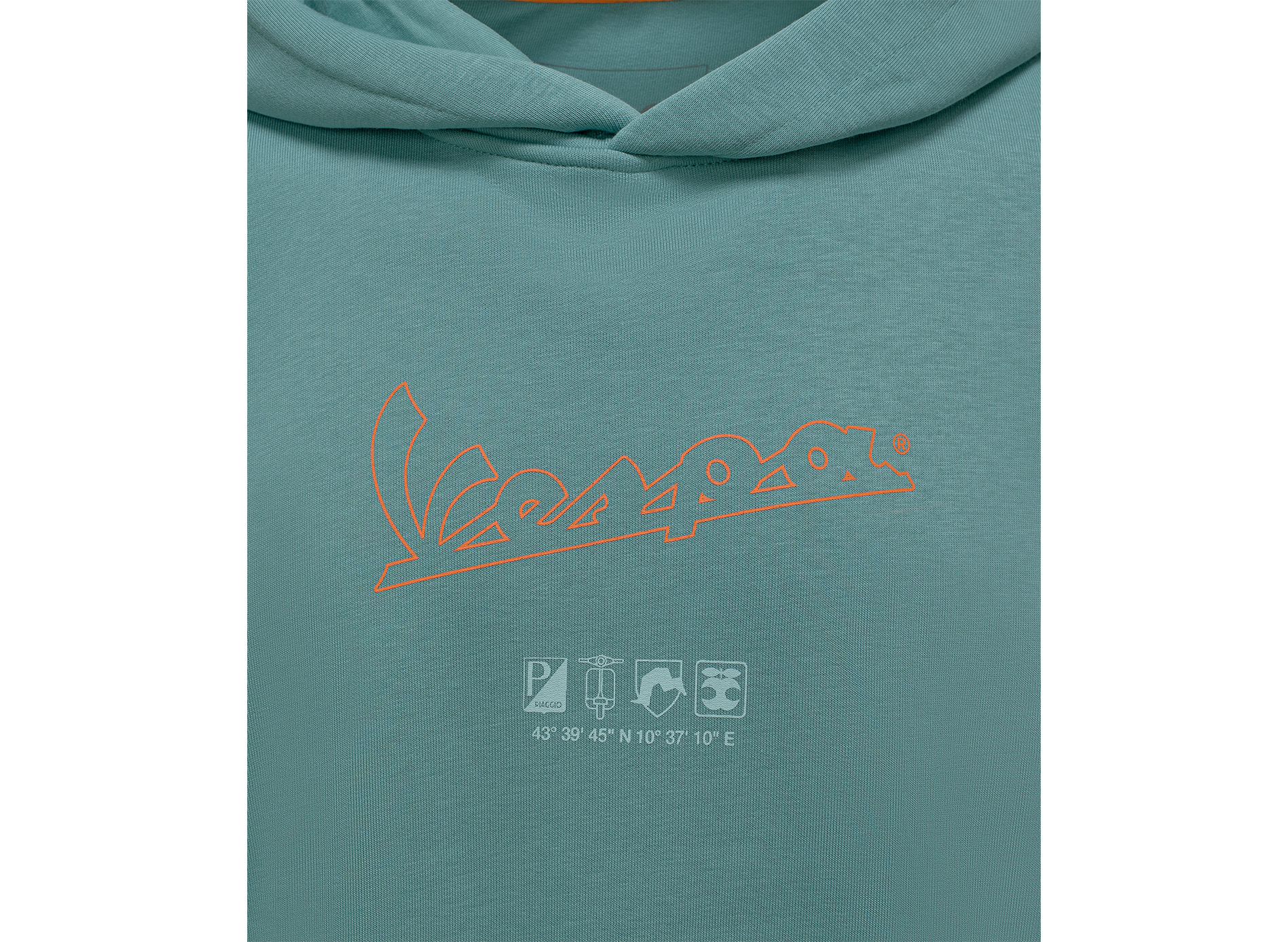 Vespa Hoodie Soul, green, DEC Collection – L