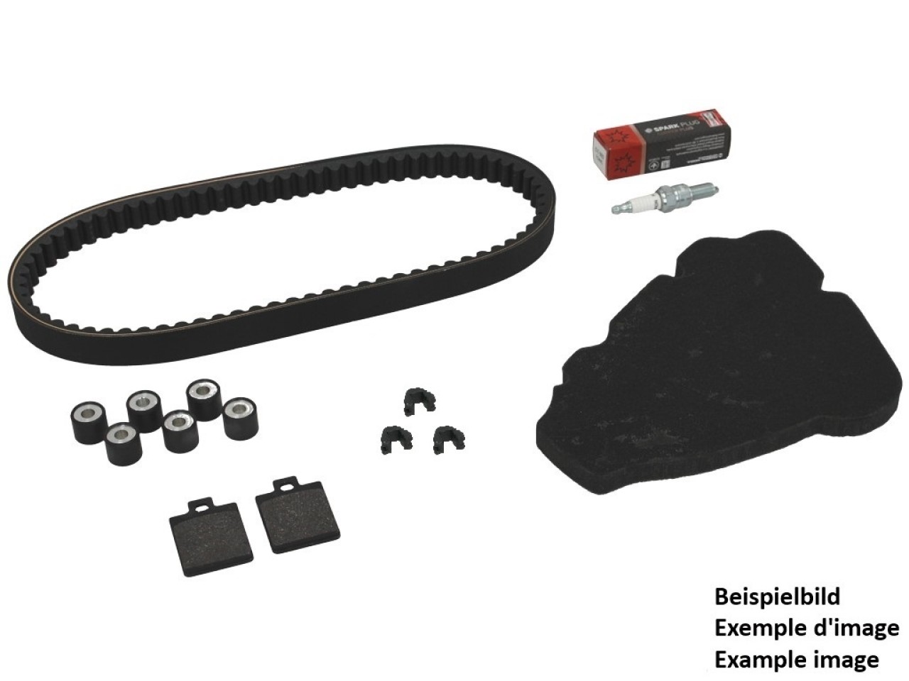 Inspection kit Plus (OEM) with brake pads Vespa Primavera 50 4T 3V 2019>
