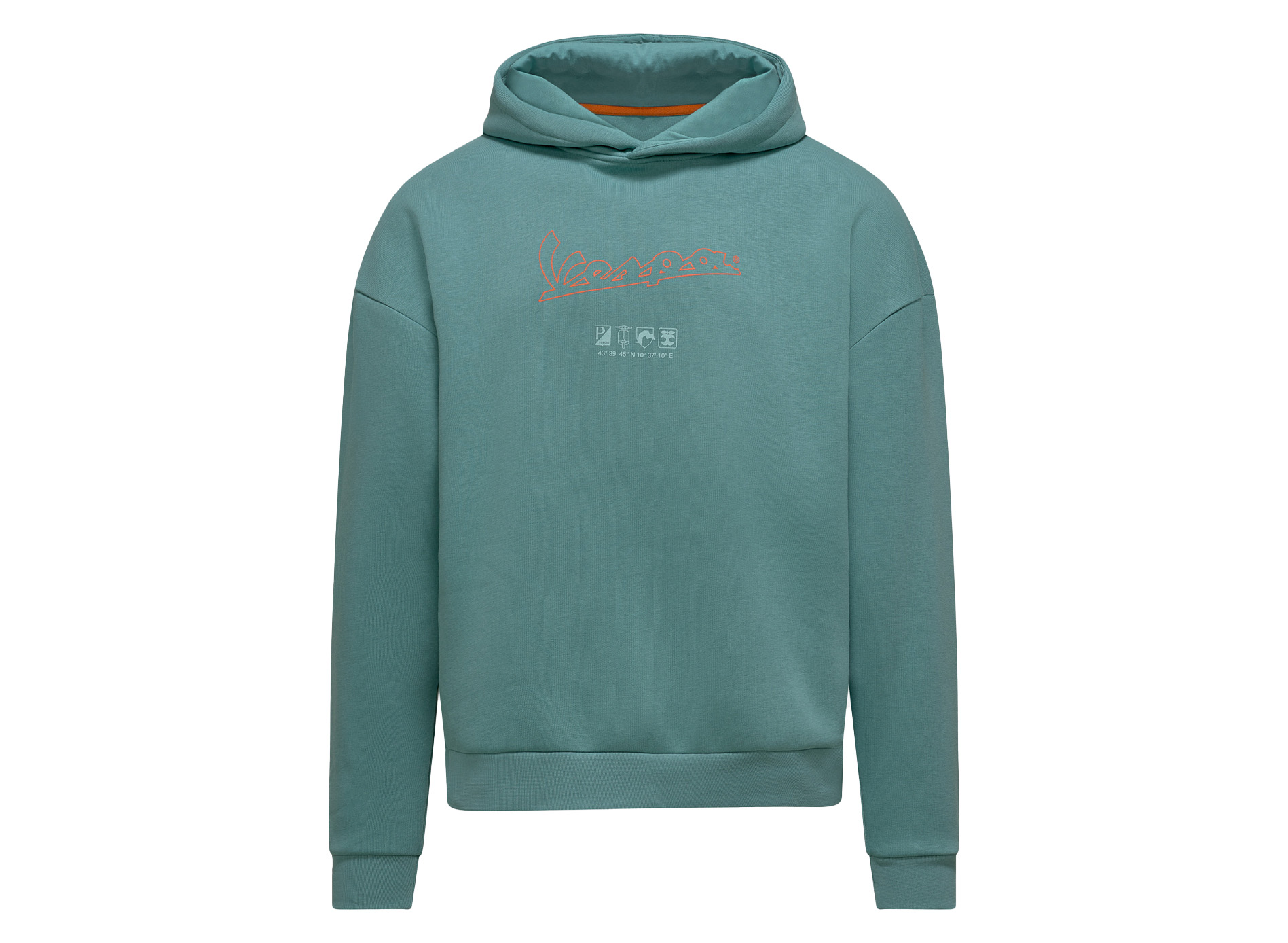 Vespa Hoodie Soul, green, DEC Collection – L