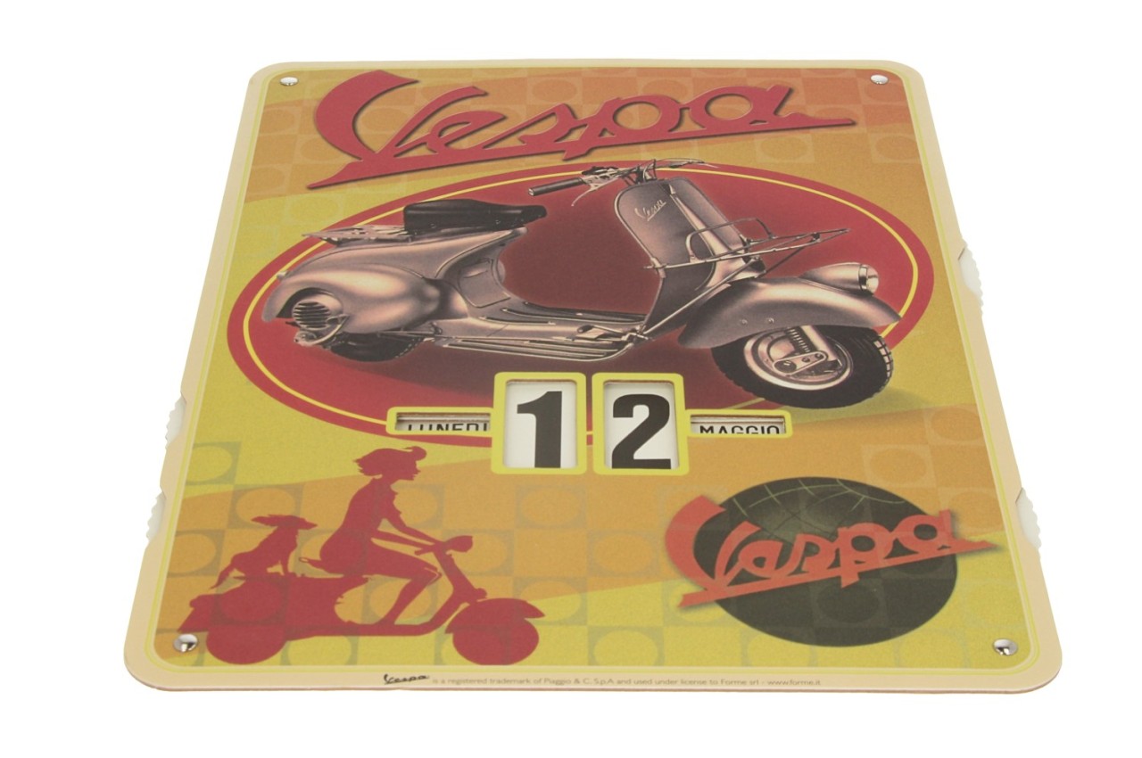 Vespa endless calendar