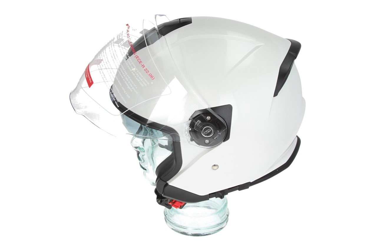 Piaggio Full Jet PFJ open-face helmet, glossy white