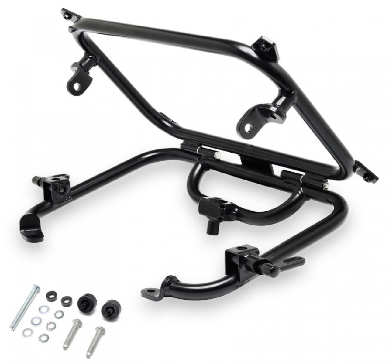 Luggage rack, rear, black, foldable, 420x280 mm