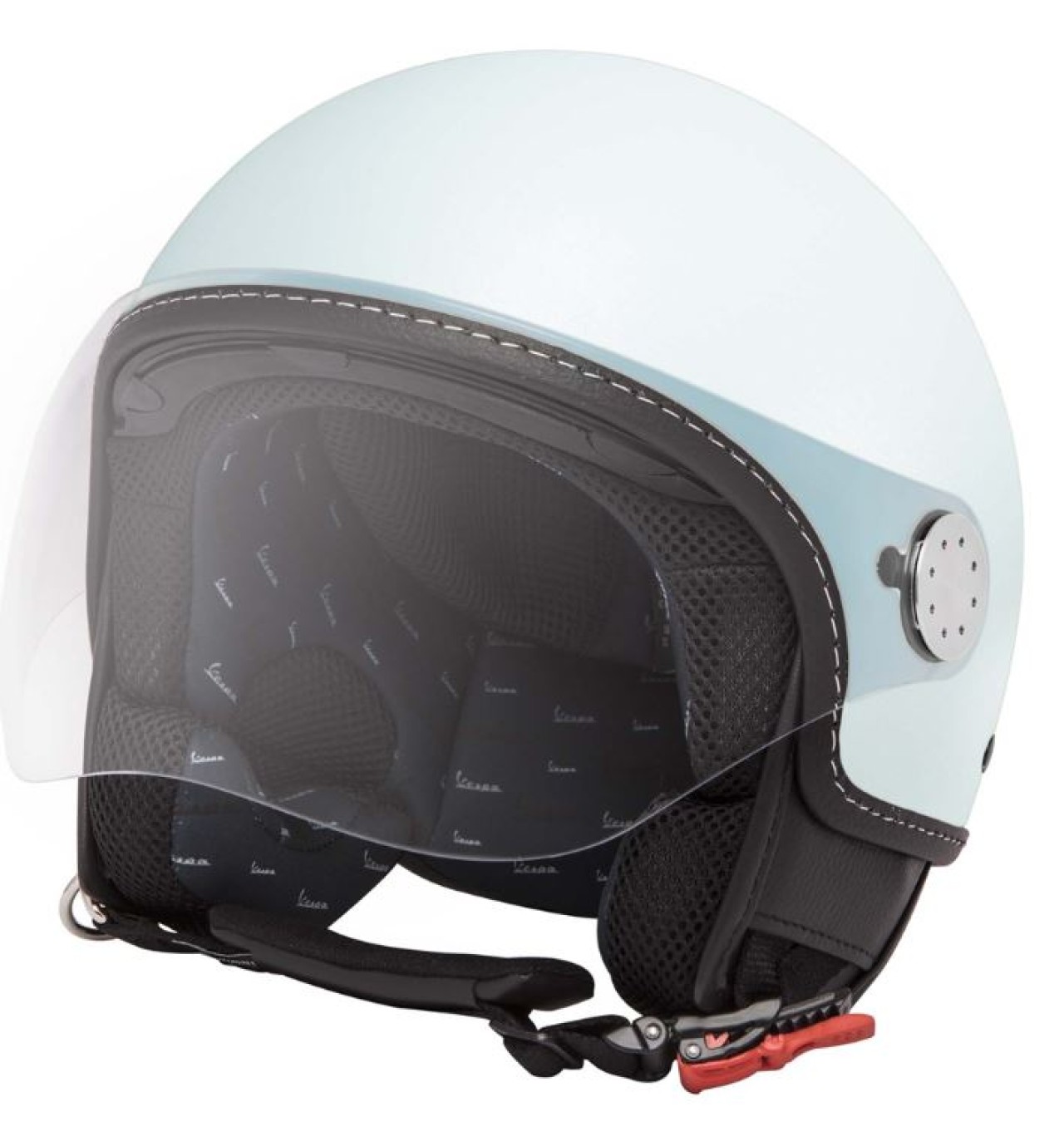 Vespa open-face helmet, Vespa LongHe visor, latte menta (350/A) - L2