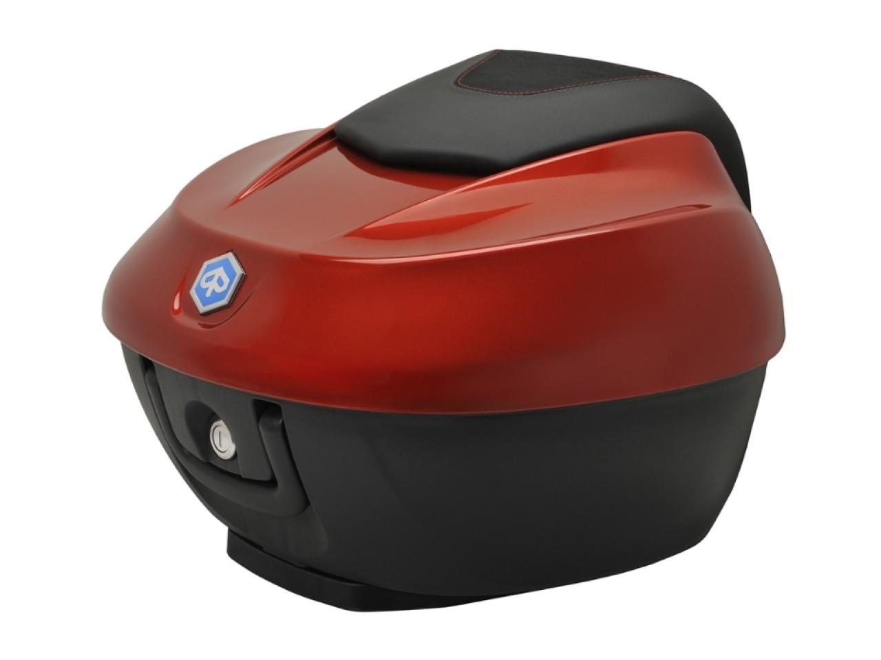 Top case kit 36L. orange metallic A12 Original Piaggio for Beverly HPE (incl. mounting plate)