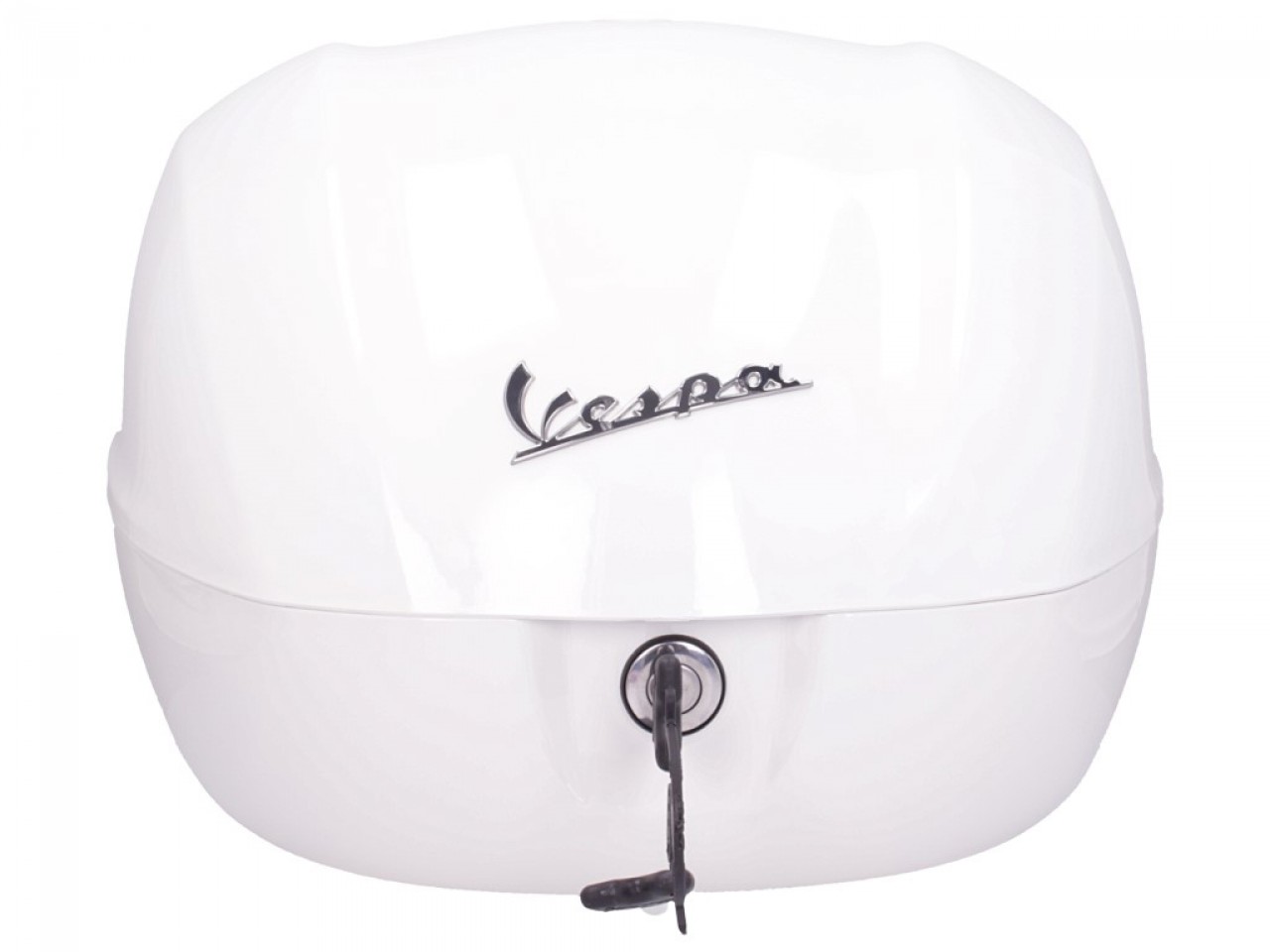 Topcase Kit 32L white montebianco (BR/544), back cushion dark brown for PIaggio Medley 125 (24-)