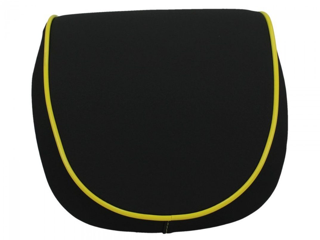 Original backrest for top case Vespa Elettrica giallo/yellow