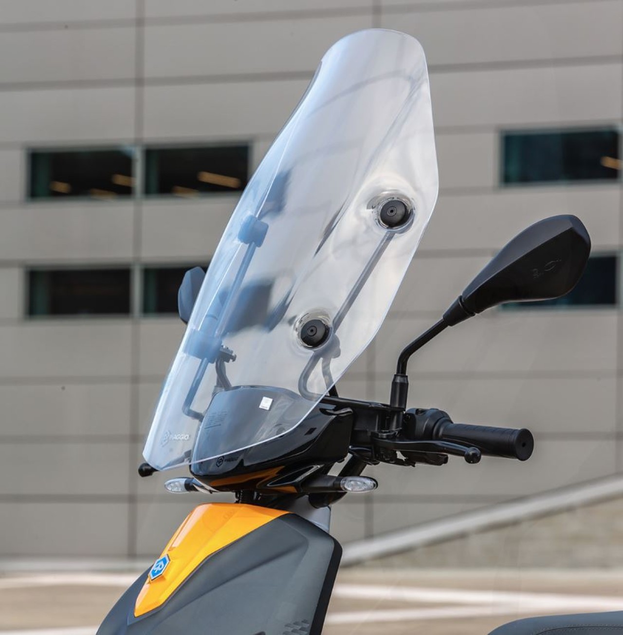 Windshield large with bracket for Piaggio 1 (One) Original