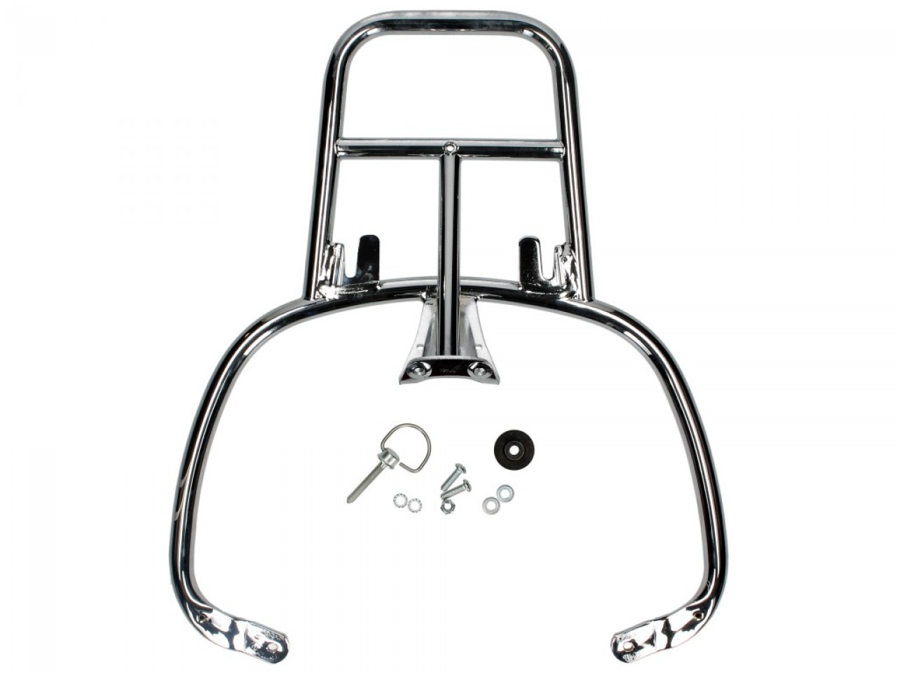 Topcase Kit 32L black matt opaco (99/C), back cushion black, luggage rack chrome for Primavera