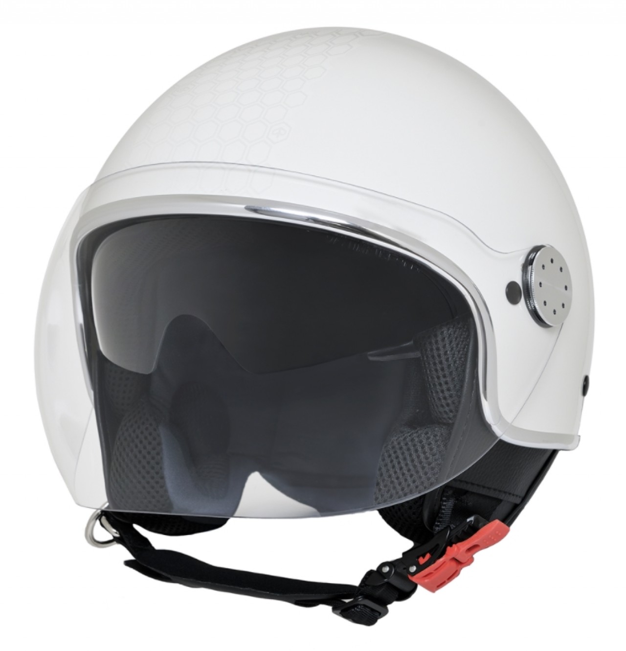 Piaggio Demi Jet Mirror Open-Face Helmet, Matte White