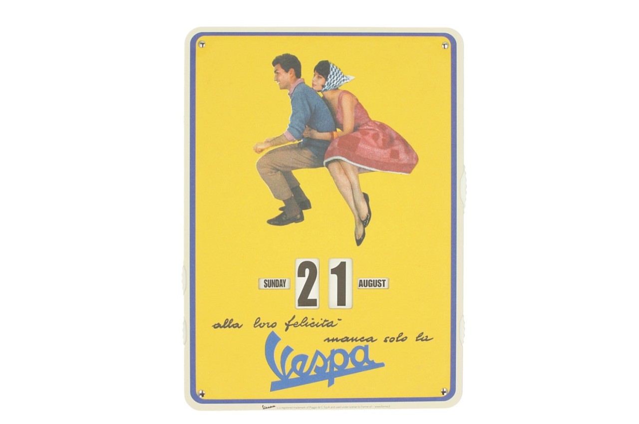 Vespa endless calendar