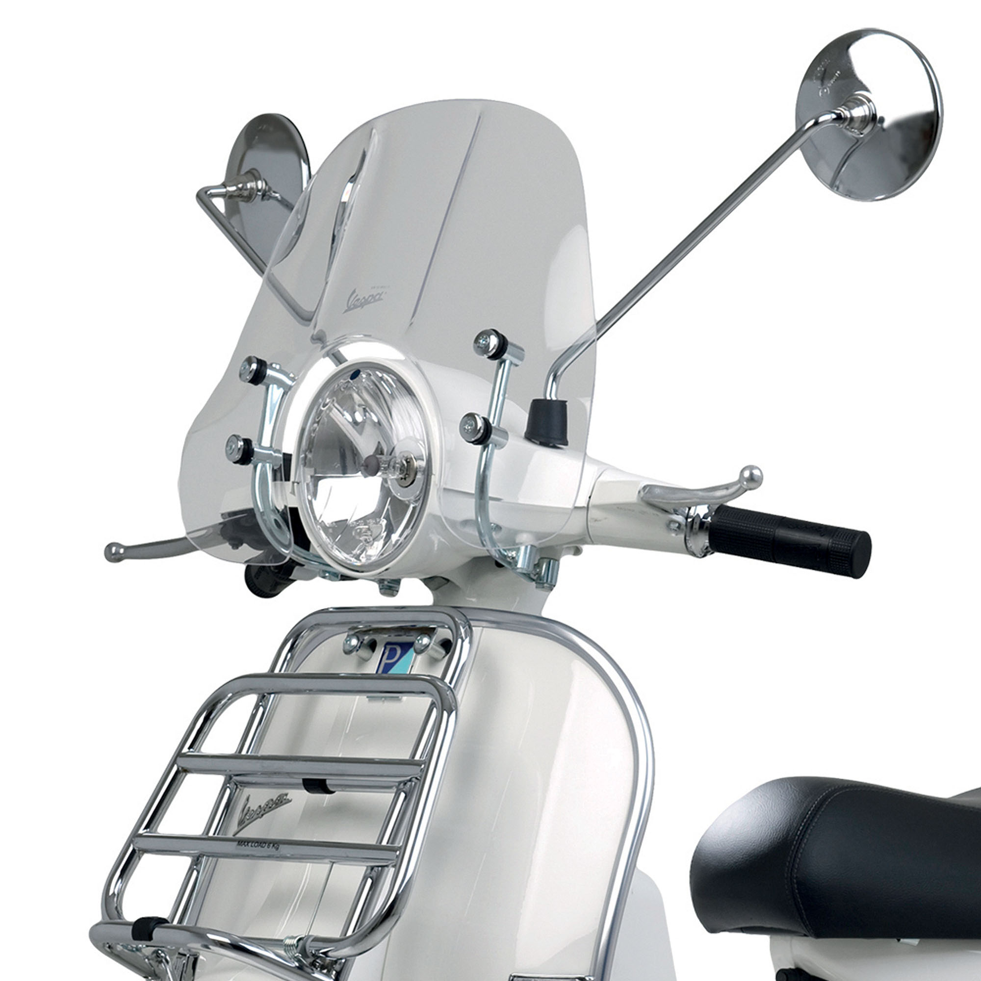 Original windshield "Cruiser" Vespa PX - clear