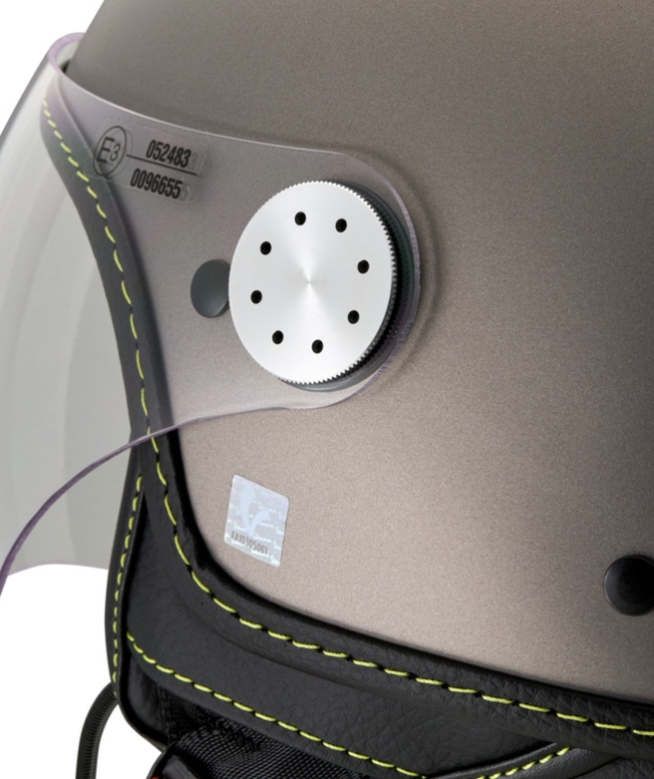 Vespa Jet Helmet Visor 4.0 Grigio Ottimista Matt – Bluetooth – L1