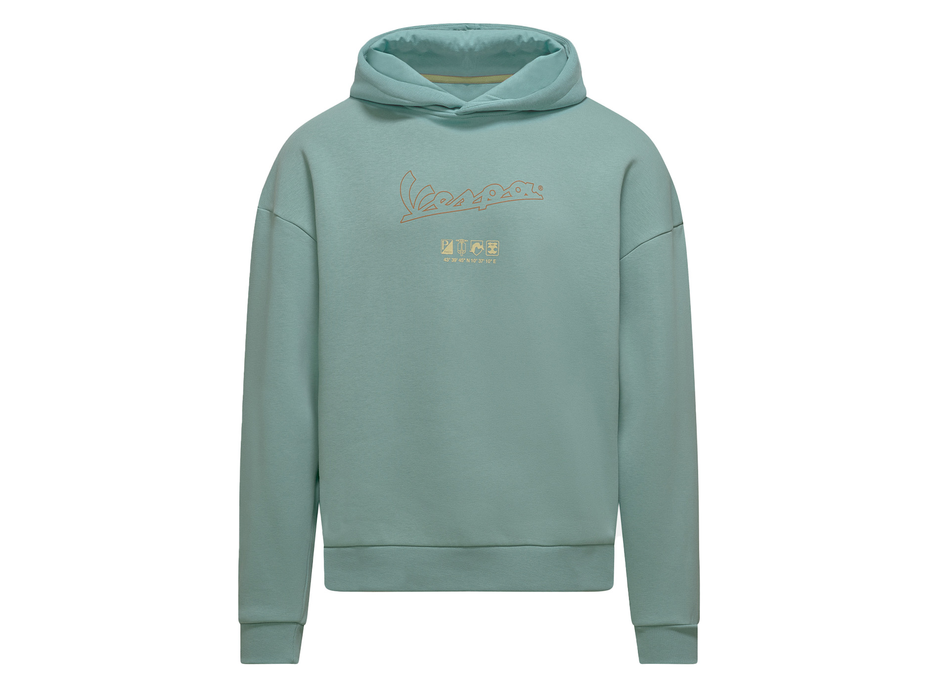 Vespa hoodie Origin green DEC collection