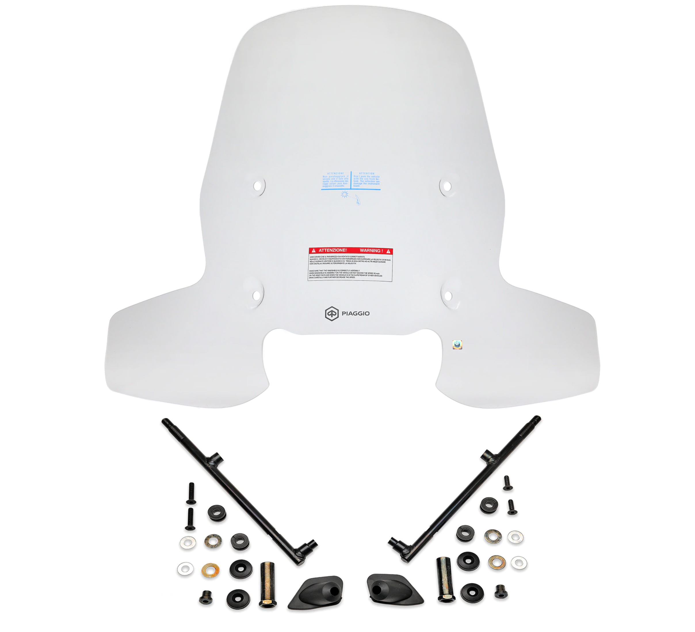 Windshield Urban clear with bracket for Beverly HPE