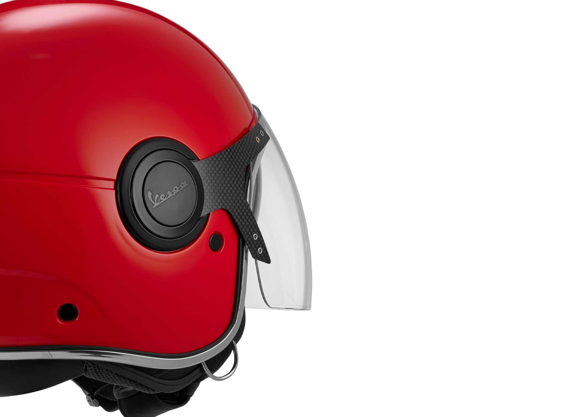 Vespa jet helmet, Vespa Argentario, red