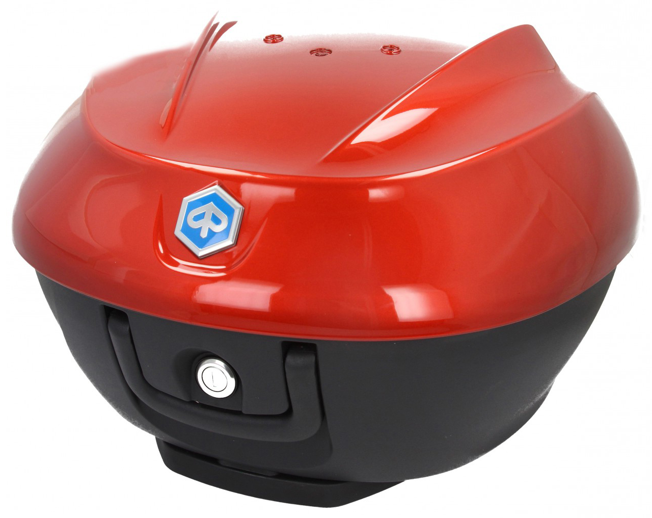 Top case kit 36L. orange metallic A12 Original Piaggio for Beverly HPE (incl. mounting plate)