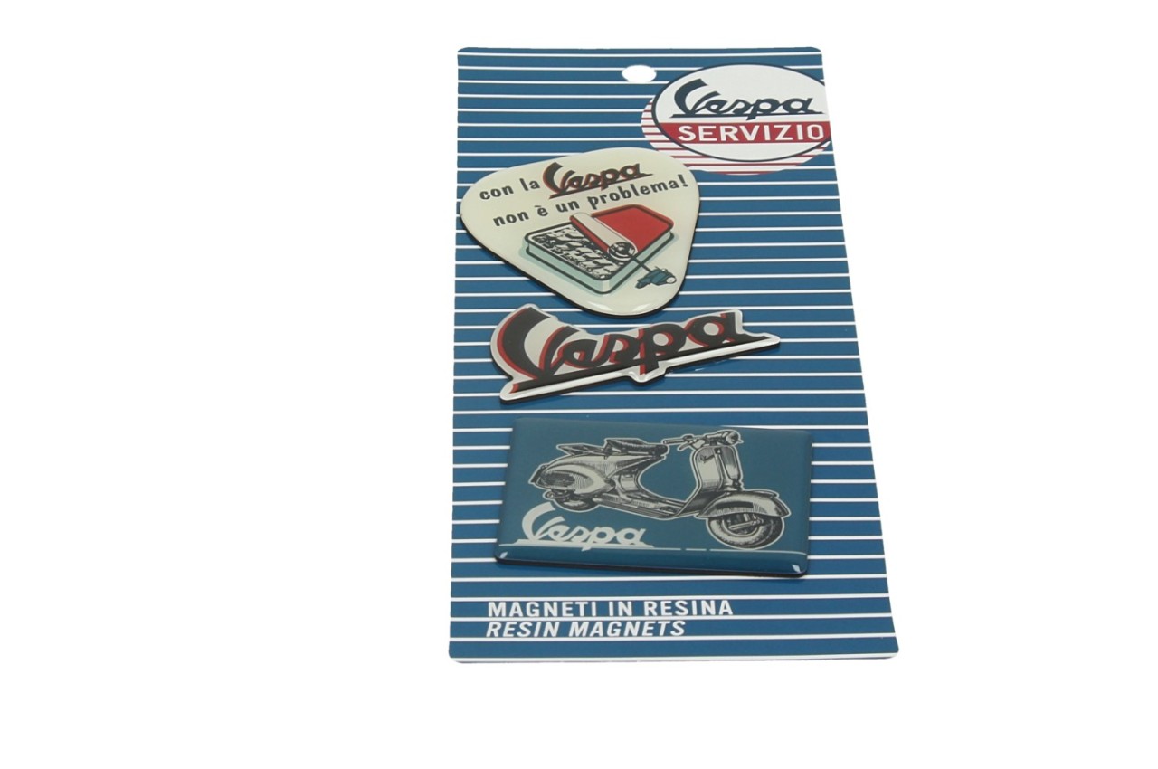 Vespa magnets, 3 pieces