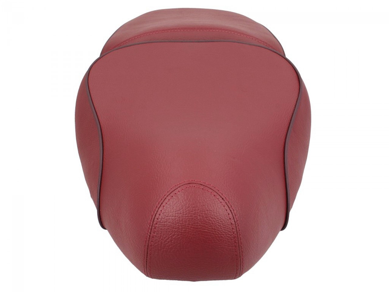 Vespa 2-seater real leather bench red for LX 50-150cc Touring, ET2/ET4 /LX/LXV/S 50-150ccm-