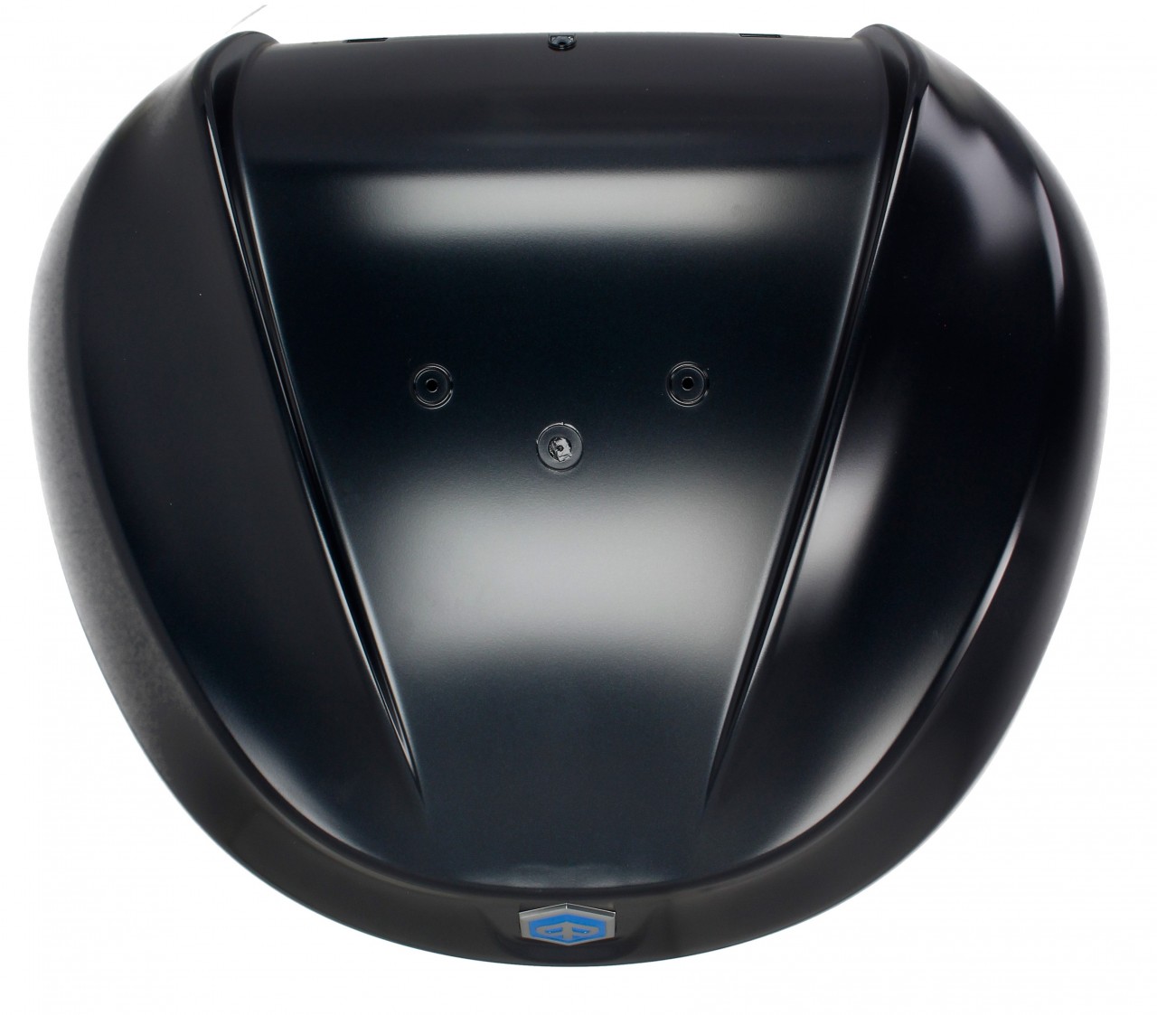 Top case kit 36L. black matt metallic N12 Original Piaggio for Beverly HPE (incl. mounting plate)