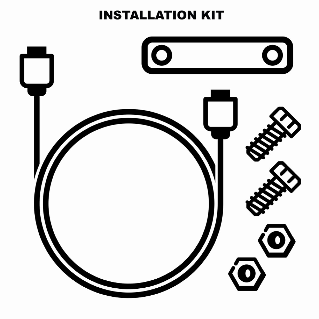 Installation kit for control unit heating accessories for Vespa GTS (22-)