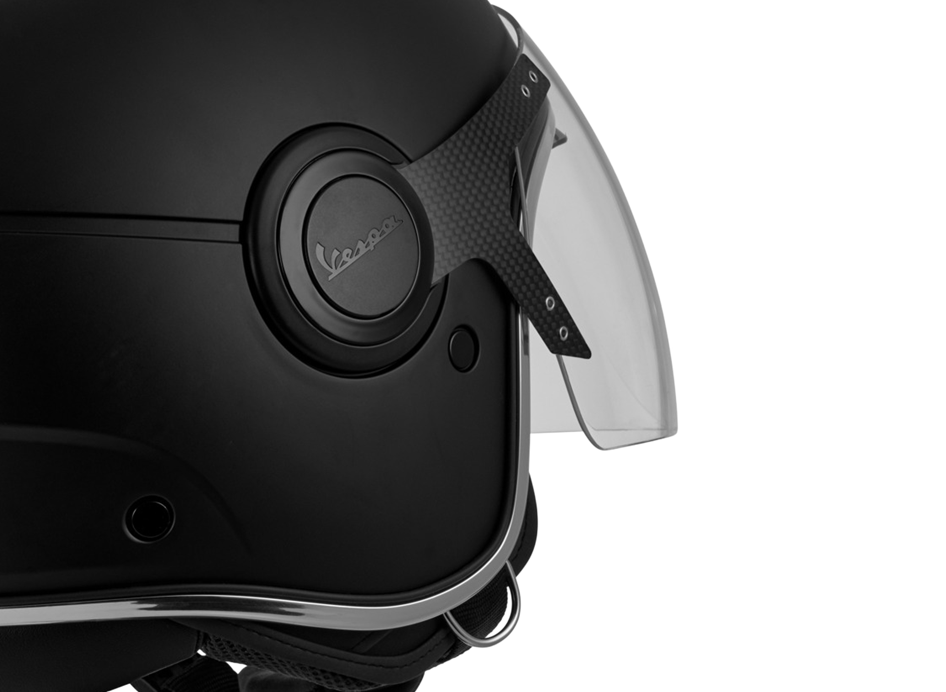 Vespa jet helmet, Vespa Argentario, black