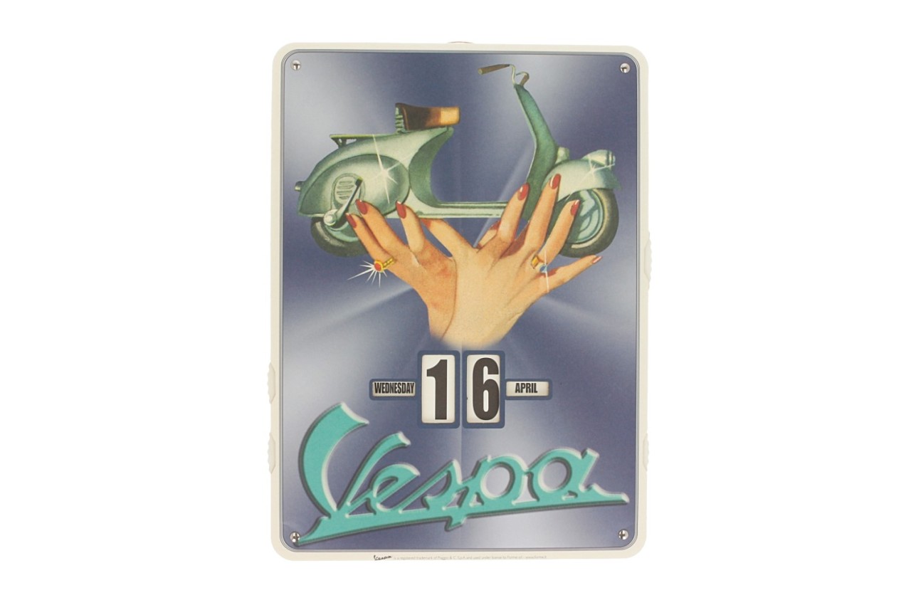 Vespa endless calendar