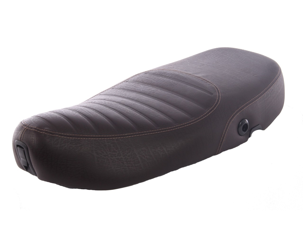 Vespa seat dark brown quilted for LX 50-150cc Touring, ET2/ET4 /LX/LXV/S 50-150ccm-