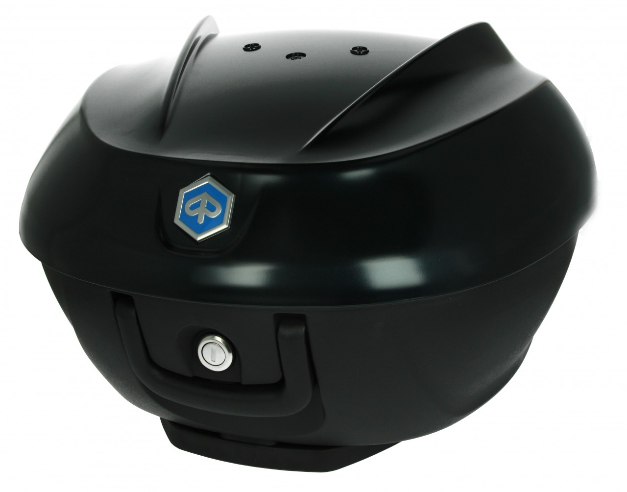 Top case kit 36L. black matt metallic N12 Original Piaggio for Beverly HPE (incl. mounting plate)