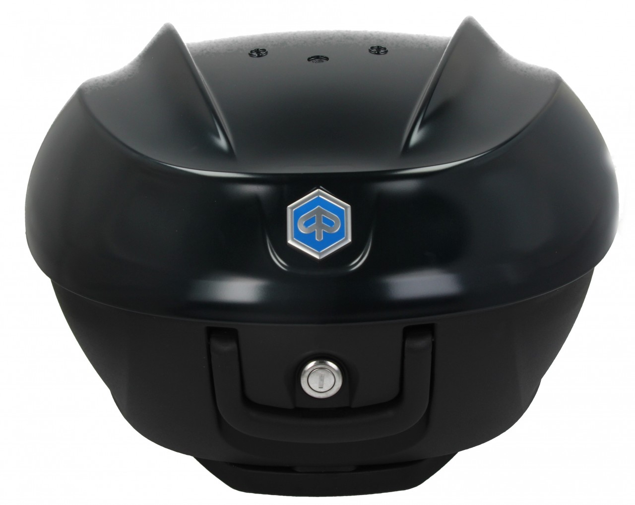 Top case kit 36L. black matt metallic N12 Original Piaggio for Beverly HPE (incl. mounting plate)