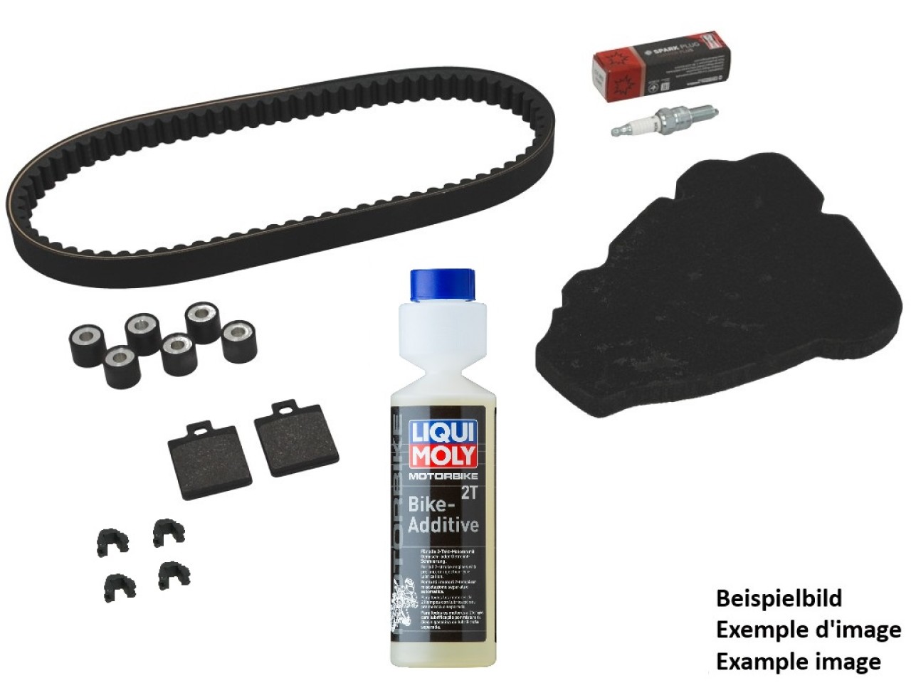 NF ProKit inspection kit premium, (OEM) with brake pads + additive, Vespa Sprint, year of manufacture: 2017