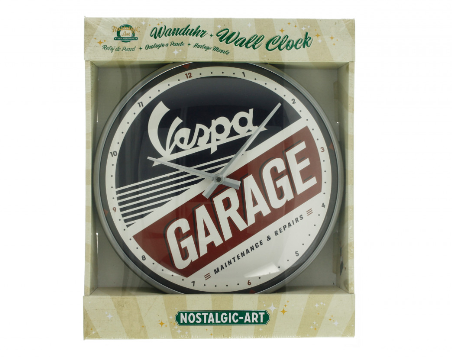 Vespa Wall Clock Vespa Garage
